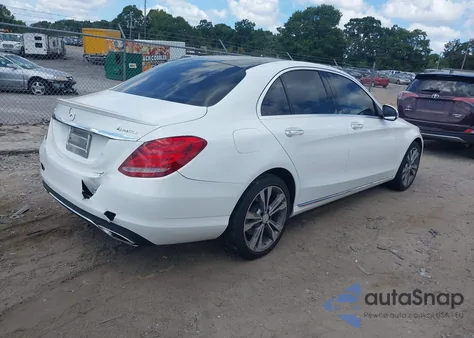 2016 Mercedes-Benz C 300 4Matic from USA, damaged, VIN 55SWF4KB7GU178111